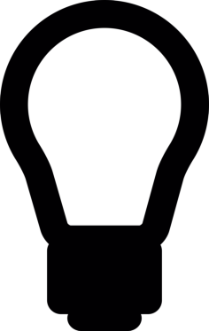 Light Bulb Invention Stencil Svg Vector, Free Vectors File